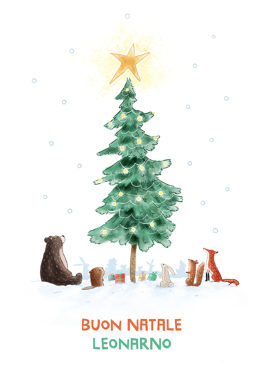Biglietto di auguri "albero"