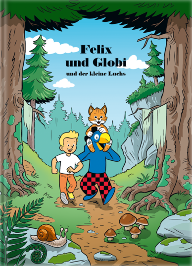 Du, Globi und der kleine Luchs