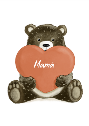 Tarjeta oso amoroso