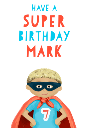 Super birthday card