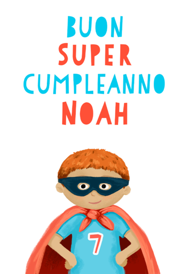 Biglietto di compleanno super