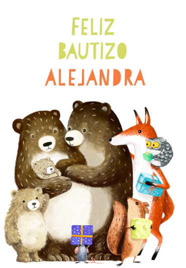 Tarjeta bautizos