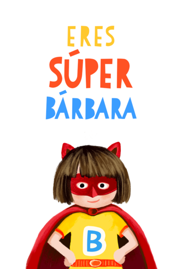 Tarjeta porque eres súper