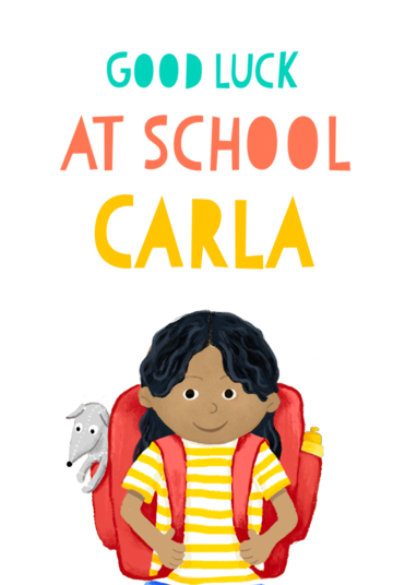 Back to school card