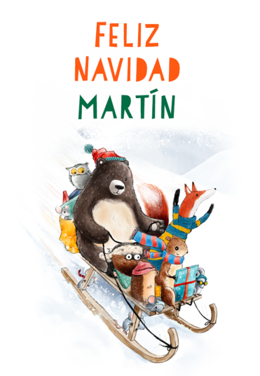 Tarjeta Feliz Navidad