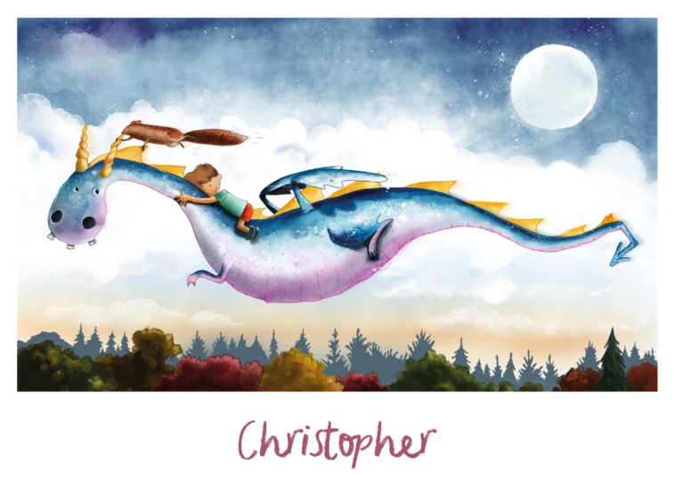 Stampa artistica: Drago