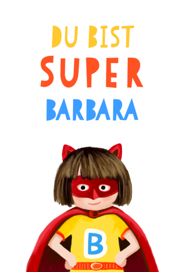Karte „Du bist super“